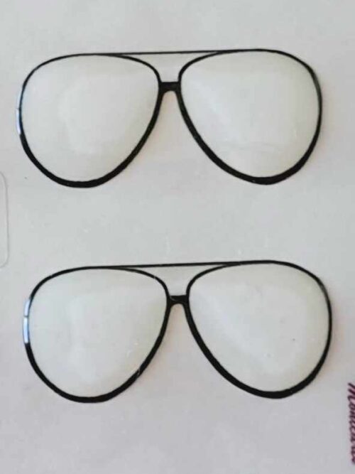 Óculos redondos resinados 3cm